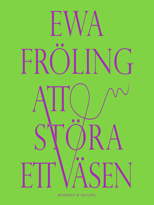 cover image of Att störa ett väsen